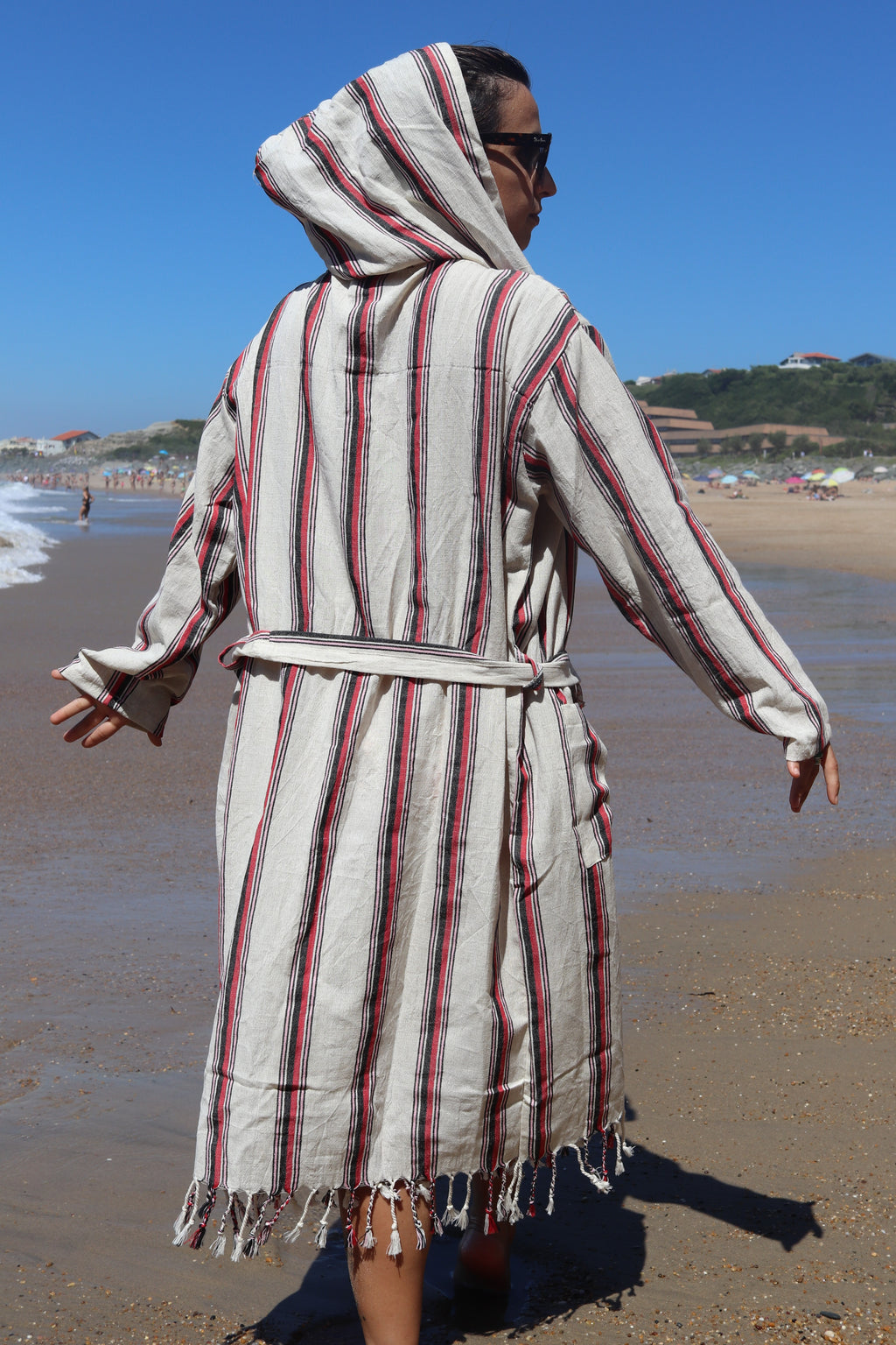 Striped Linen Robe