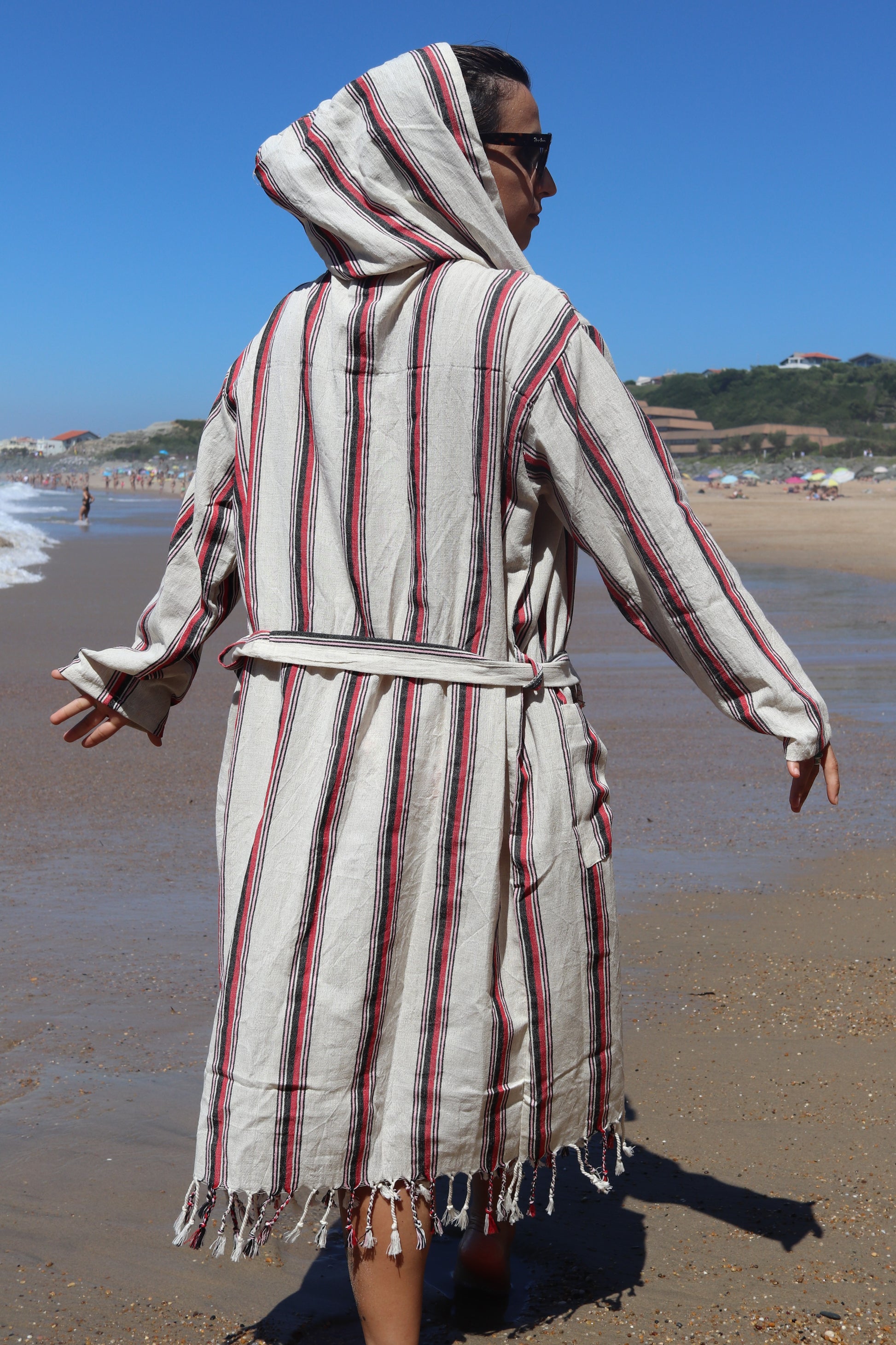 Striped Linen Robe
