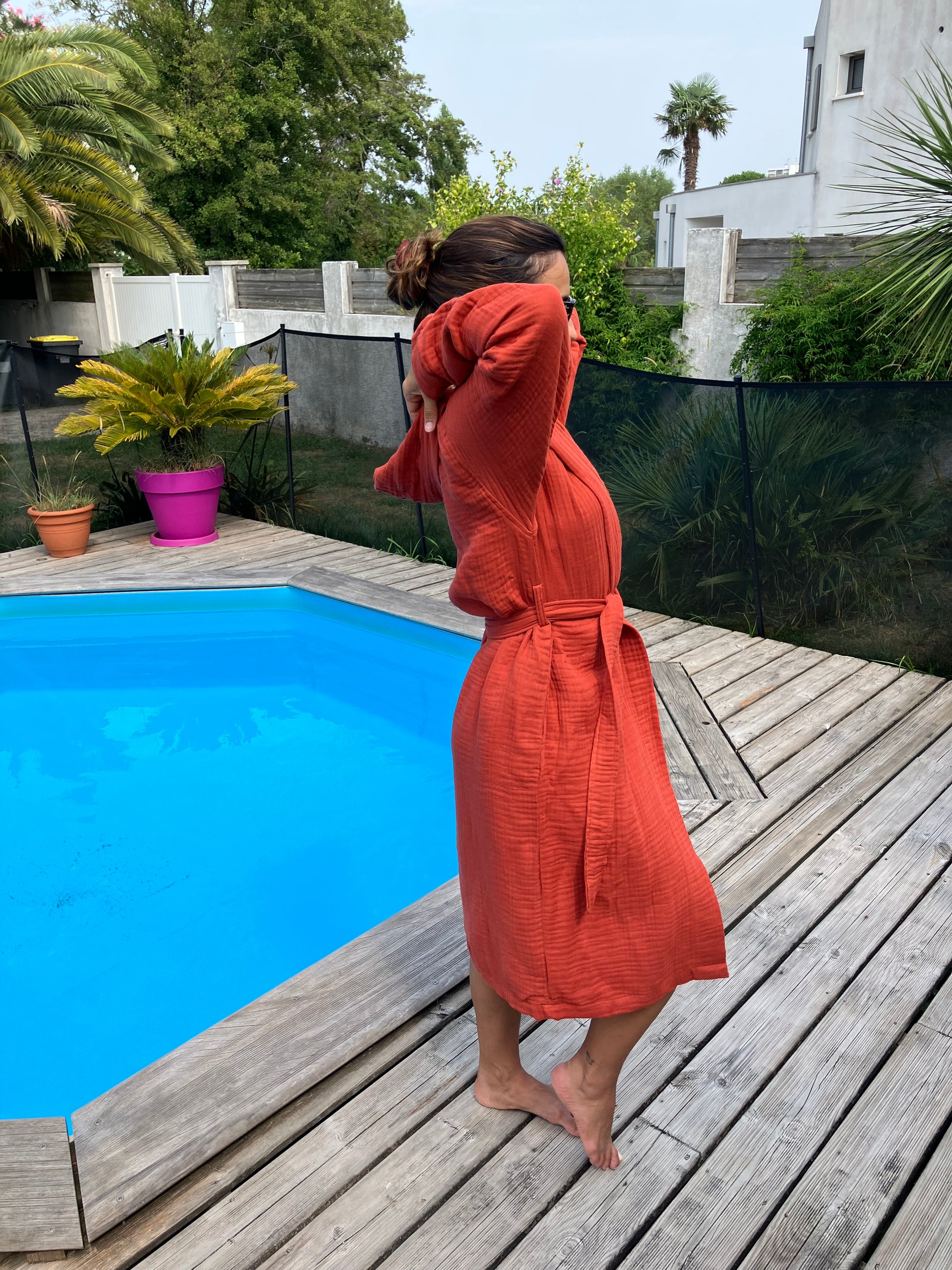 Douce Muslin Robe