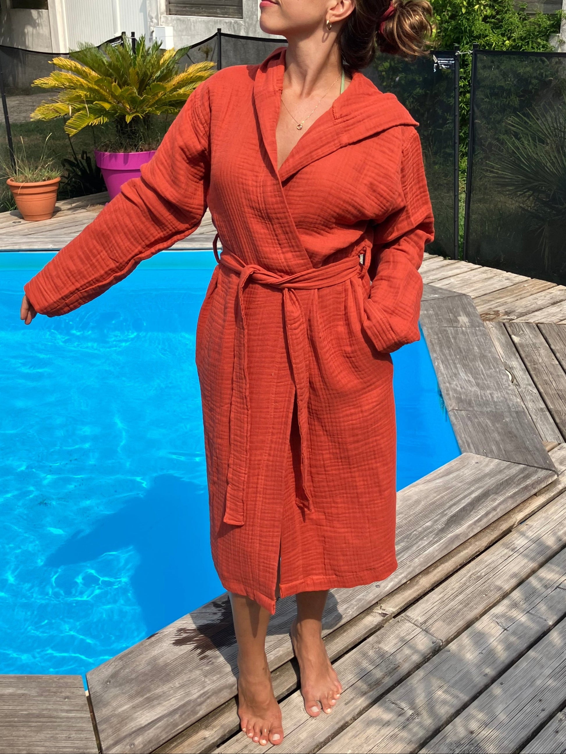 Douce Muslin Robe