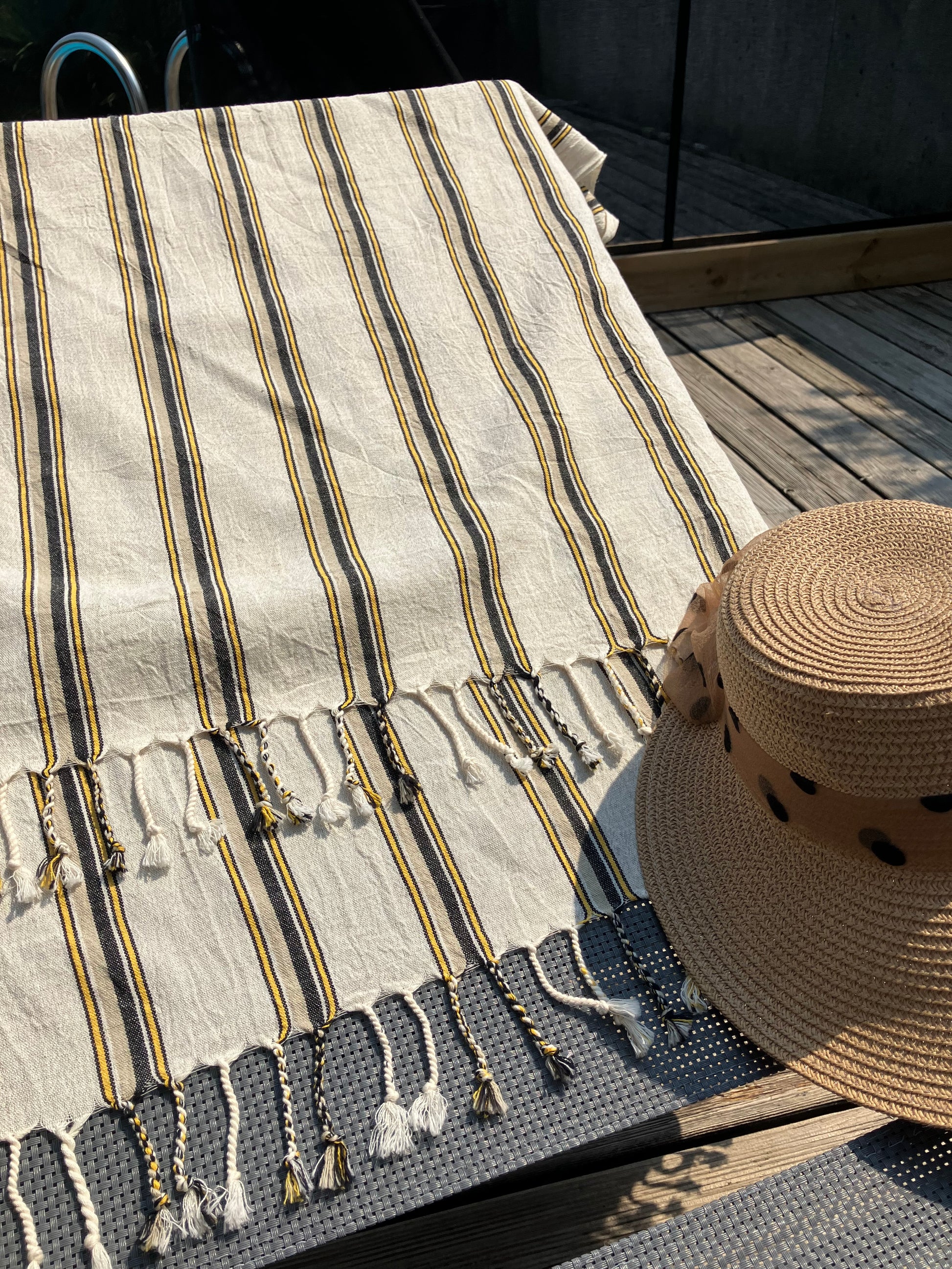 Striped Linen Towel