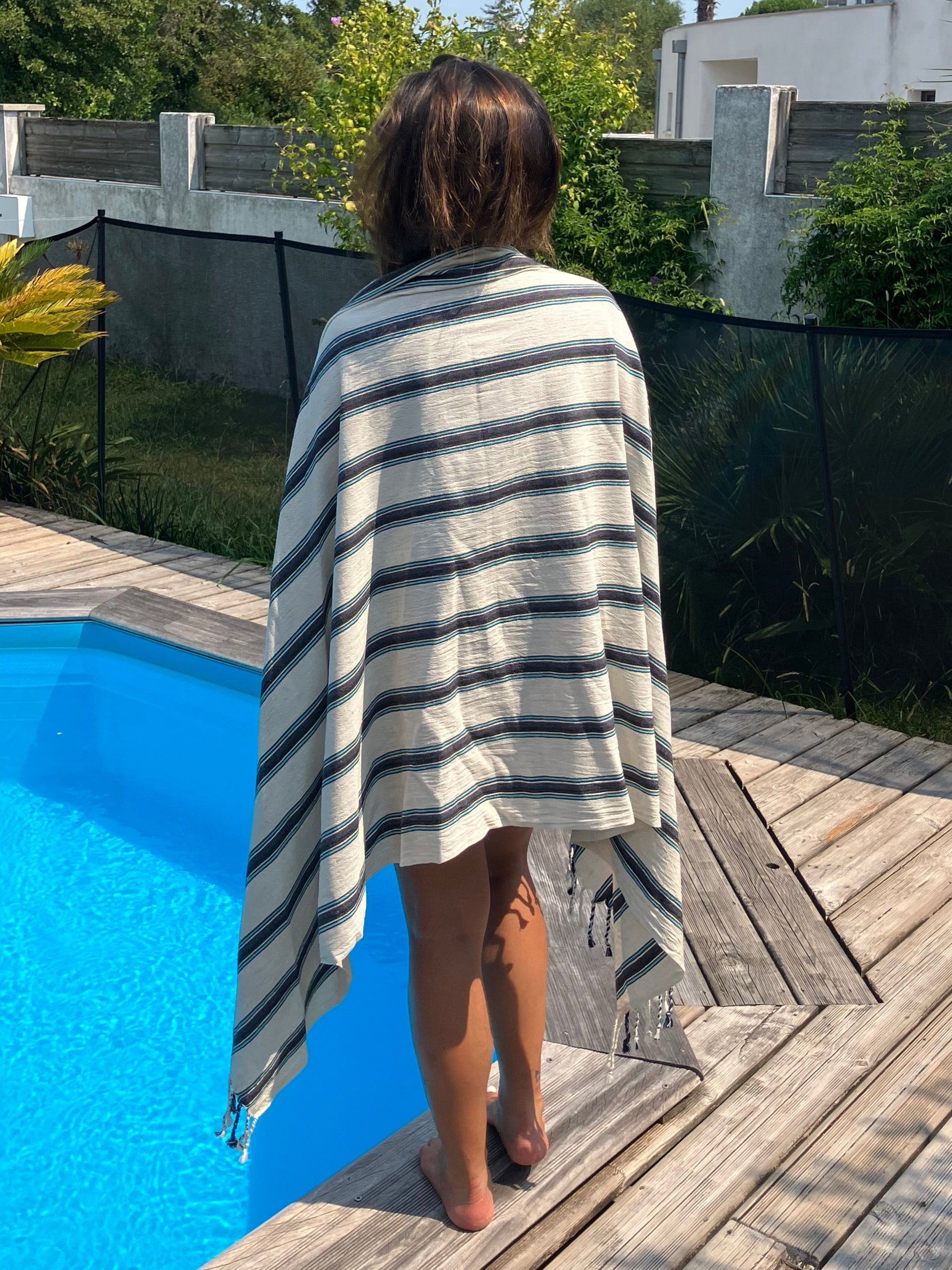 Striped Linen Towel