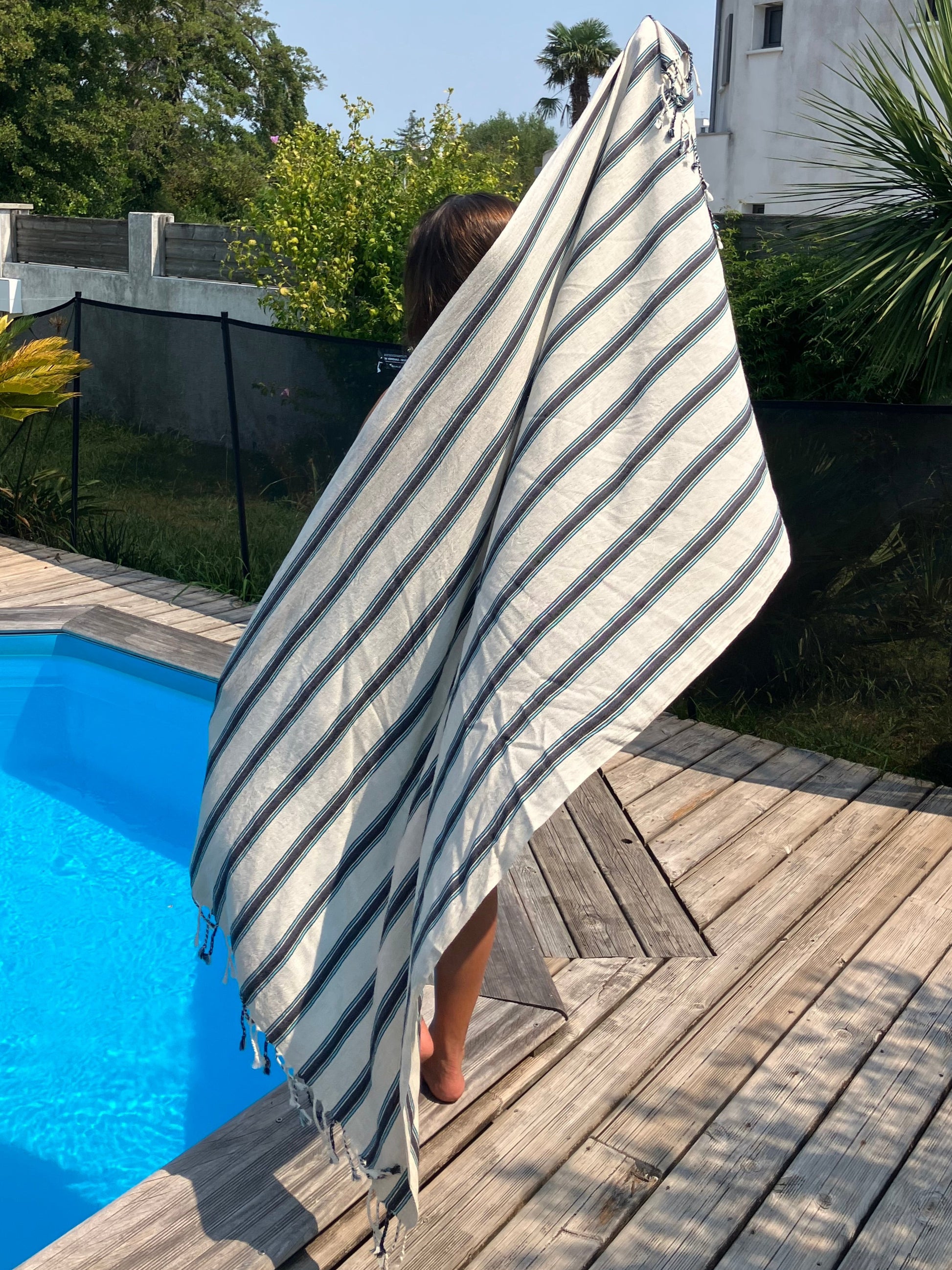 Striped Linen Towel