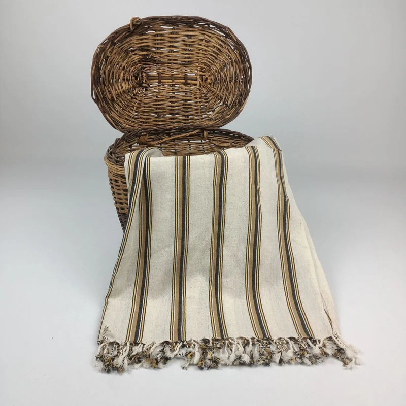 Striped Linen Towel