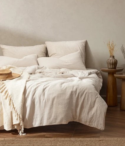 Ensemble de literie en mousseline 2 couches