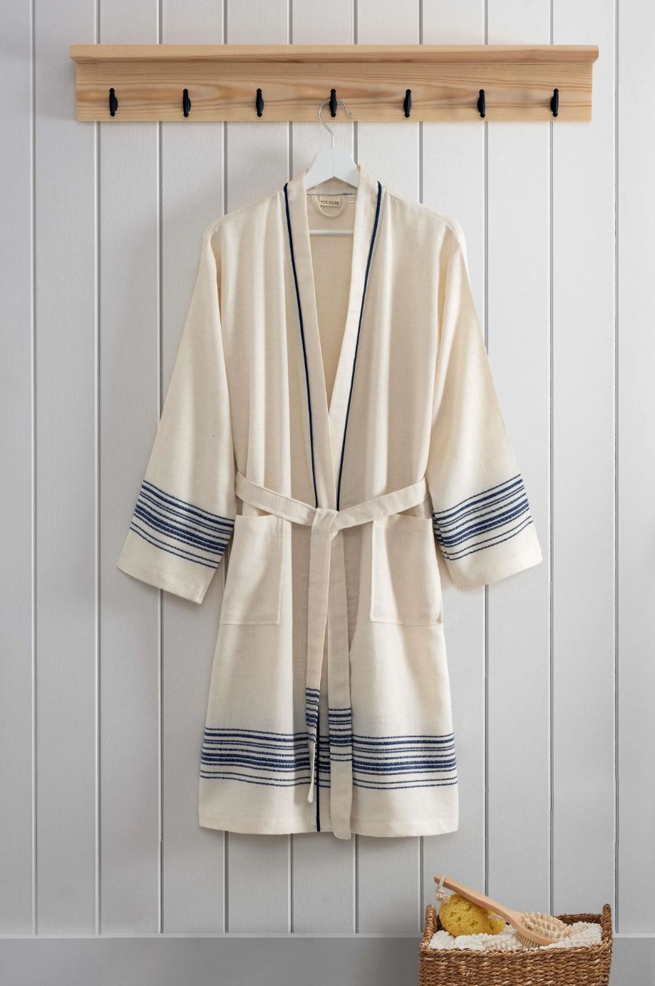 Pinstripe Robe