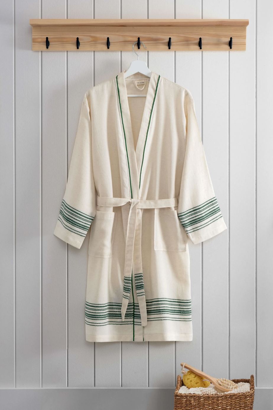 Pinstripe Robe
