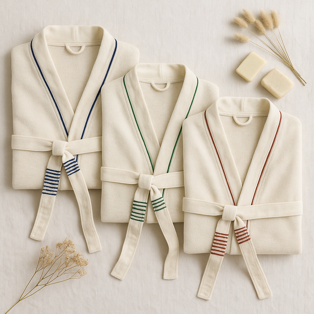 Pinstripe Robe