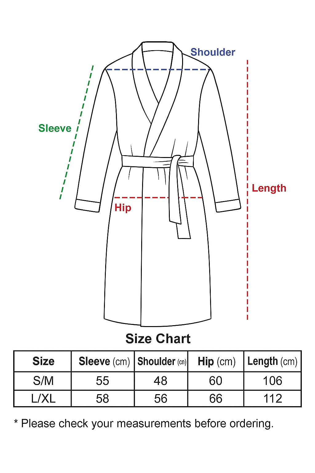 Pinstripe Robe